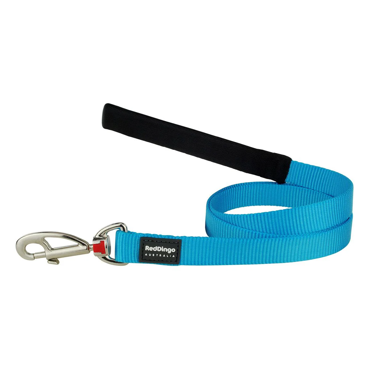 Red Dingo Dog Lead Plain Turquoise