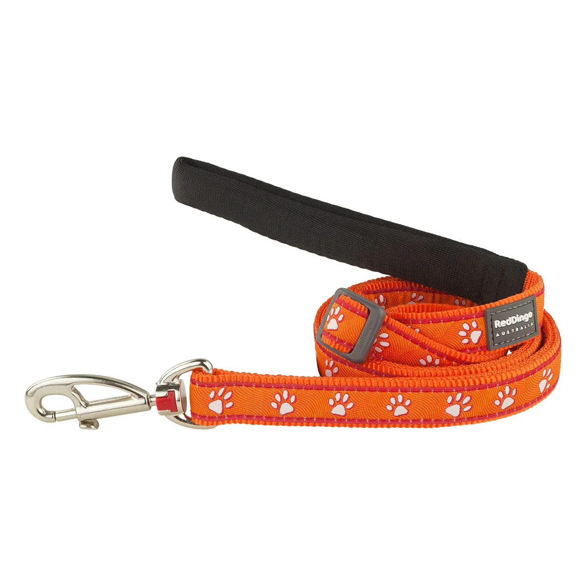 Red Dingo Adjustable Dog Lead Desert Paws Orange - Image 6