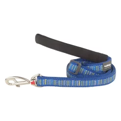 Red Dingo Adjustable Dog Lead Lotzadotz Dark Blue