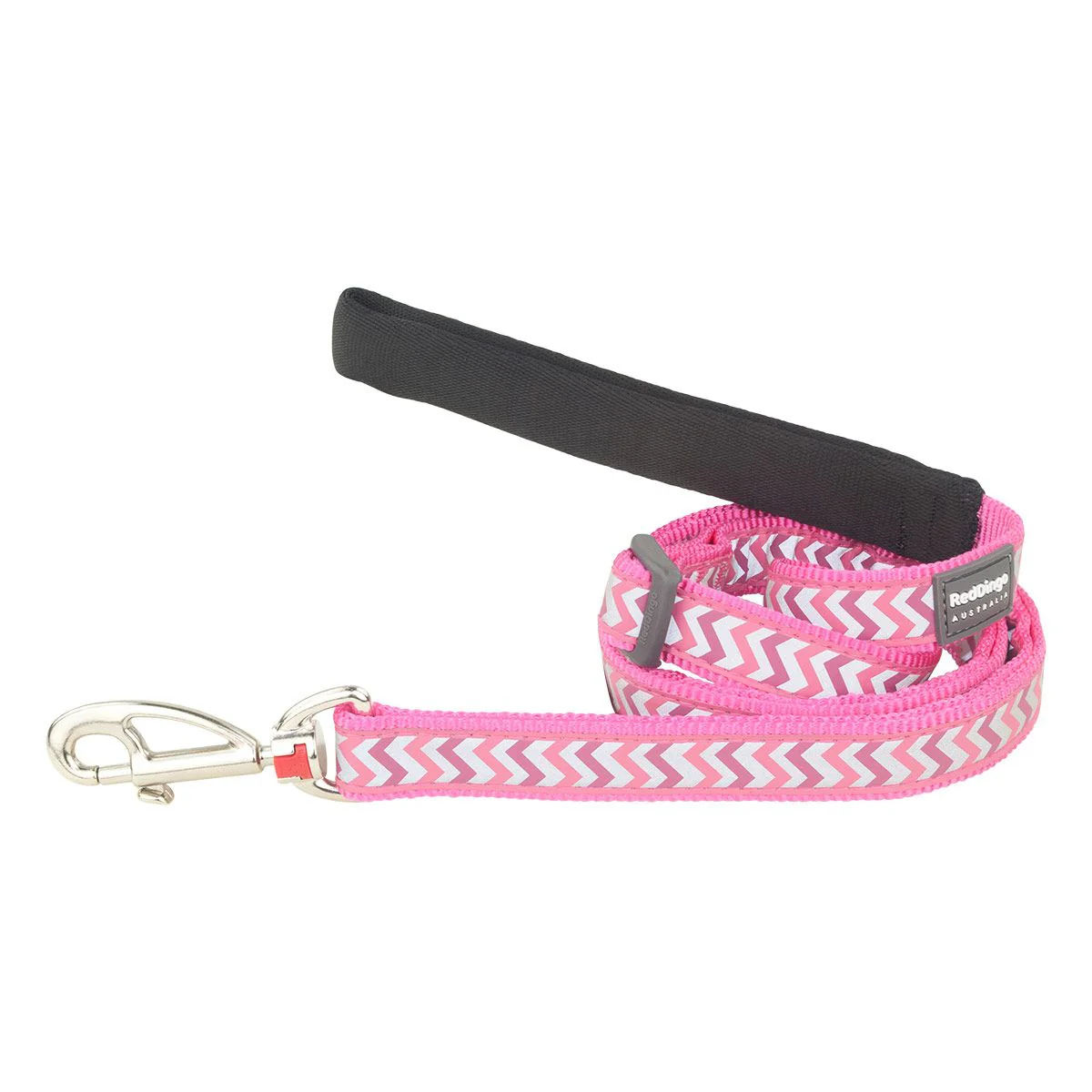 Red Dingo Adjustable Dog Lead Reflective Ziggy Hot Pink - Image 9
