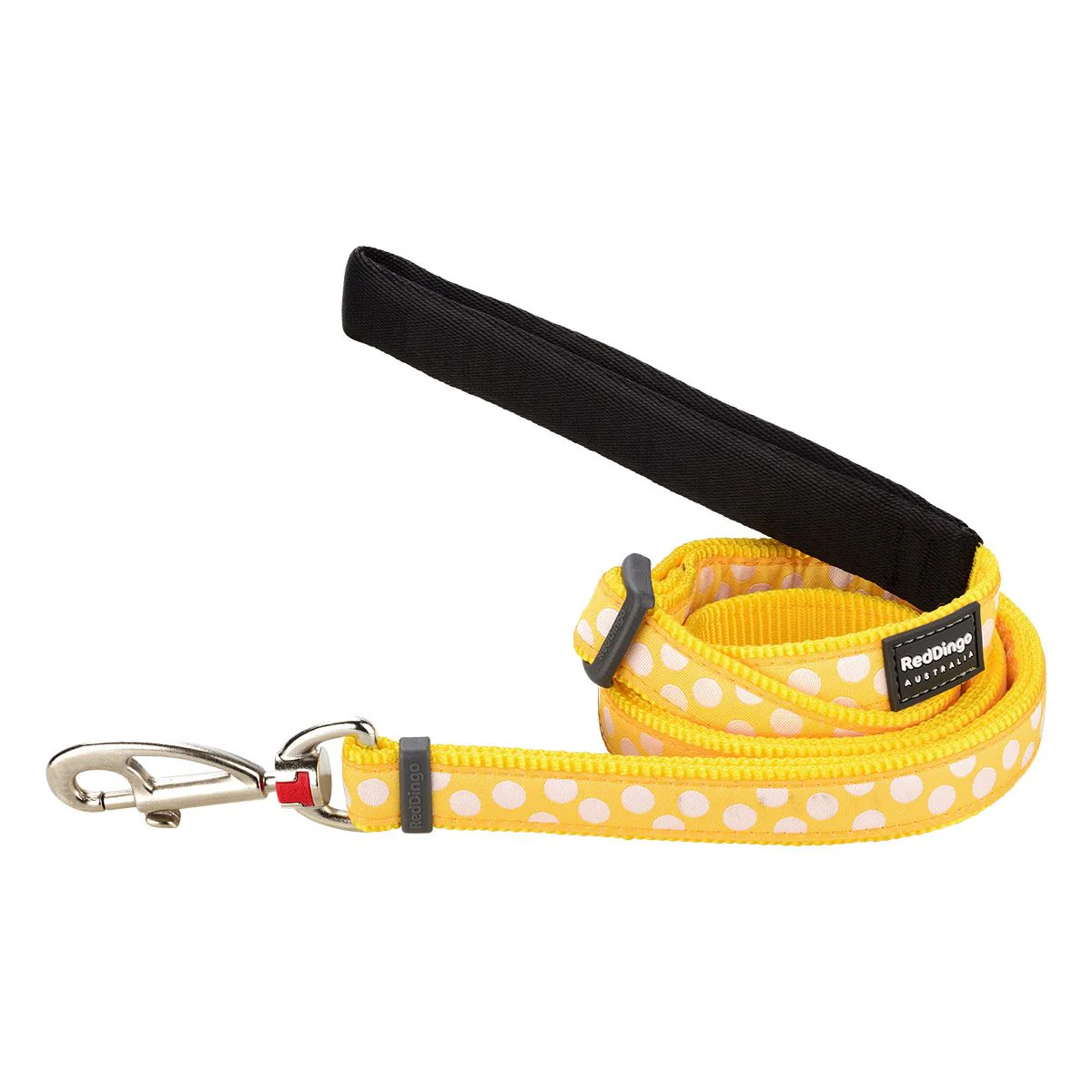 Red Dingo Adjustable Dog Lead White Spots On Yellow - Image 12