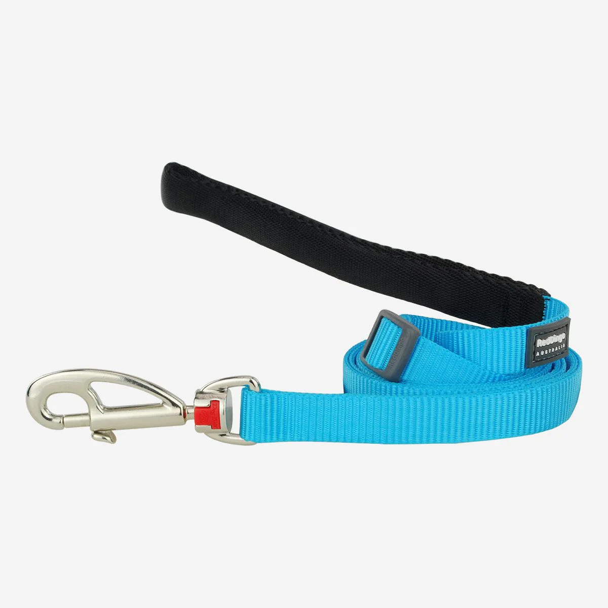 Red Dingo Adjustable Dog Lead Plain Turquoise - Image 10