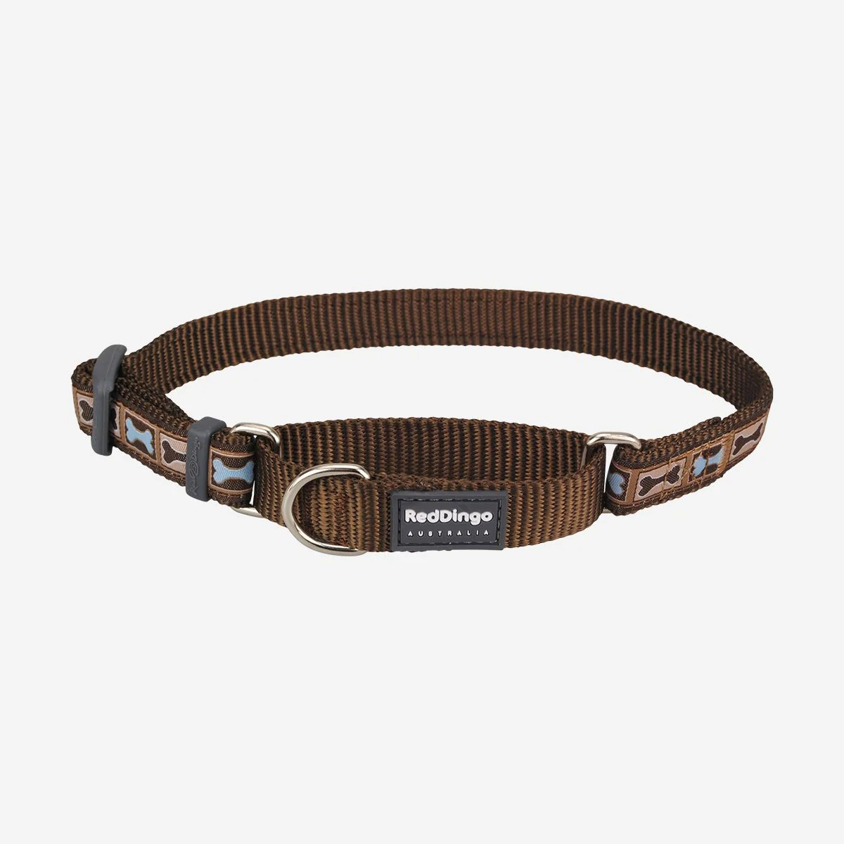 Red Dingo Martingale Dog Collar Bone Yard Brown - Image 13