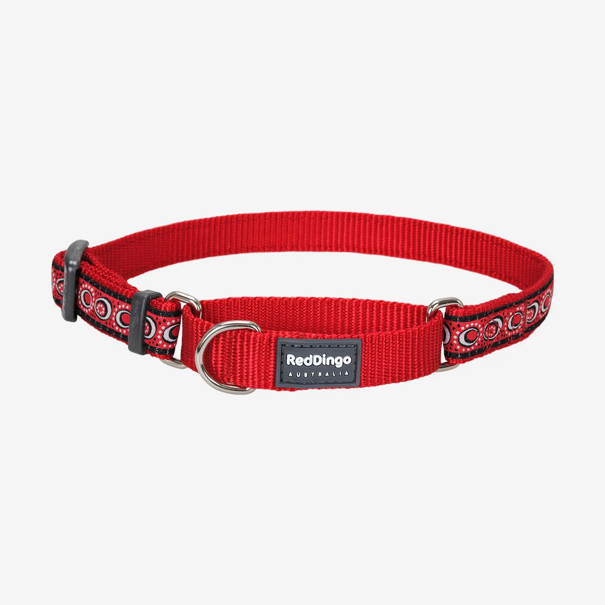 Red Dingo Martingale Dog Collar Cosmos Red - Image 4