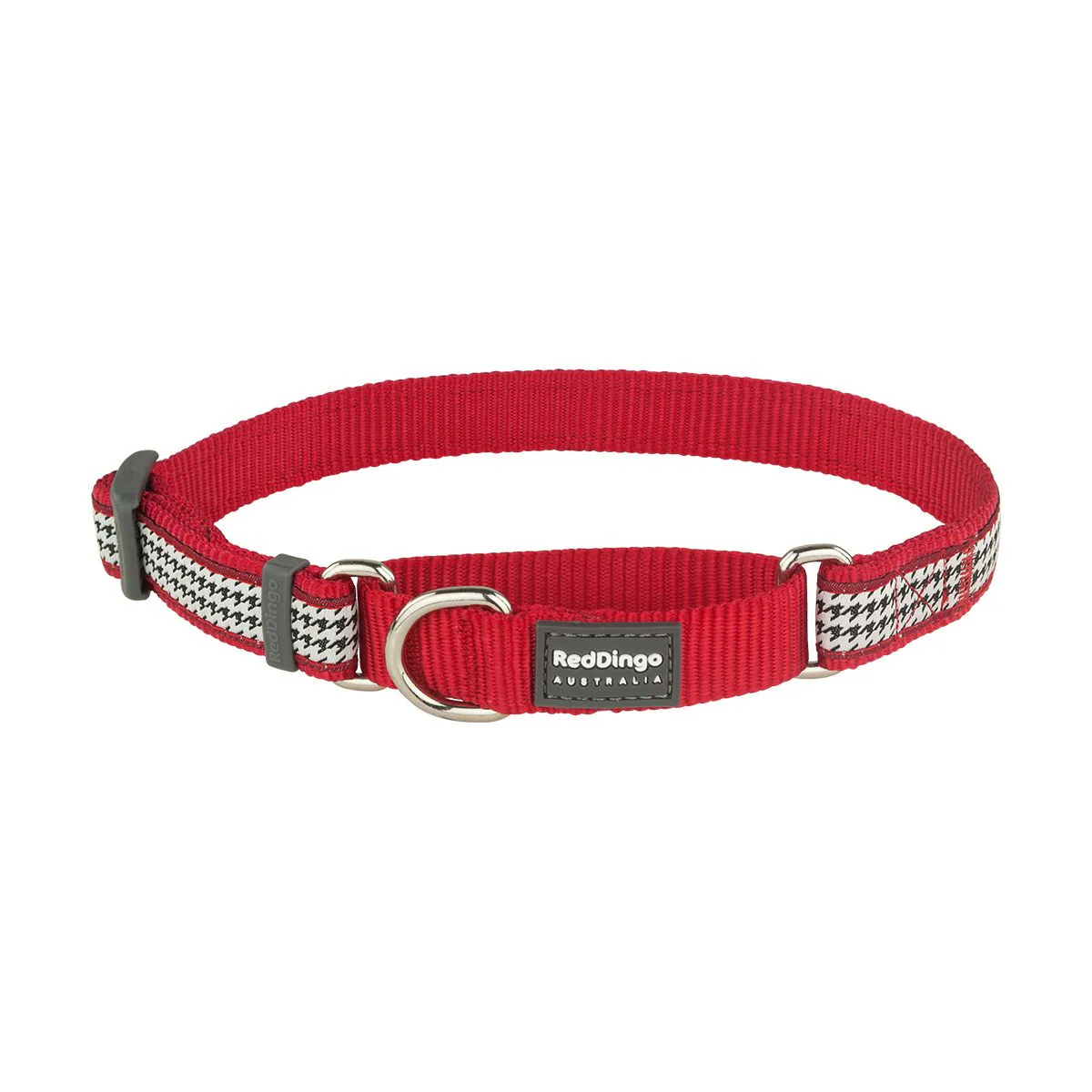 Red Dingo Martingale Dog Collar Fang It Red