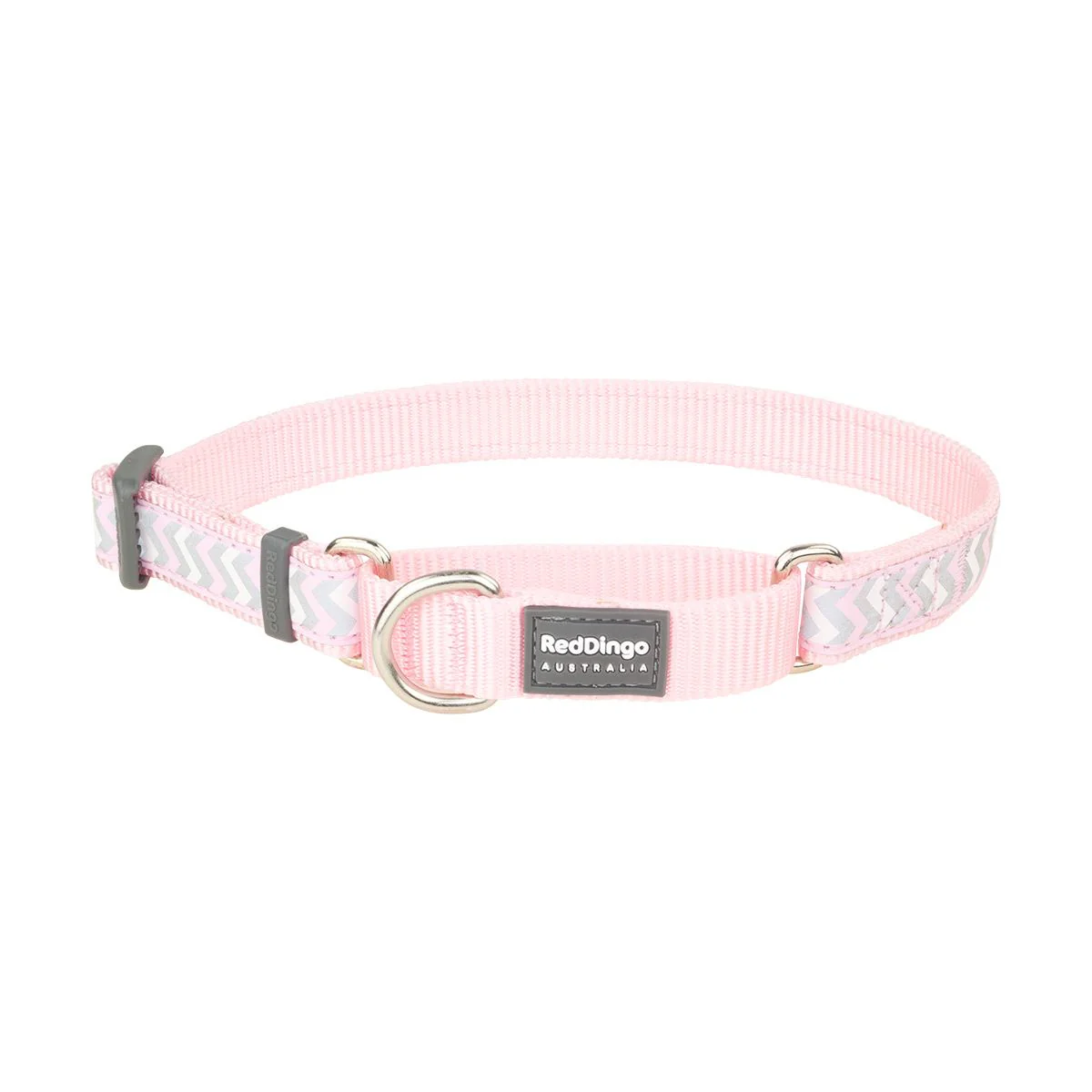Red Dingo Martingale Dog Collar Reflective Ziggy Pink - Image 13