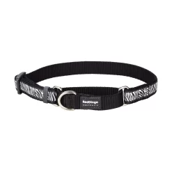 Red Dingo Martingale Dog Collar Safari Black