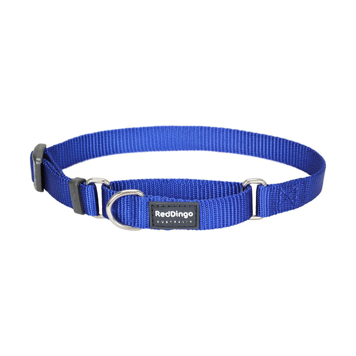 Red Dingo Martingale Dog Collar Plain Dark Blue - Image 3