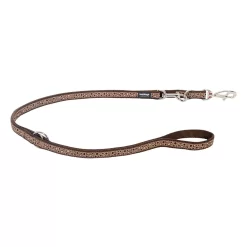 Red Dingo Multipurpose Dog Lead Bedrock Brown
