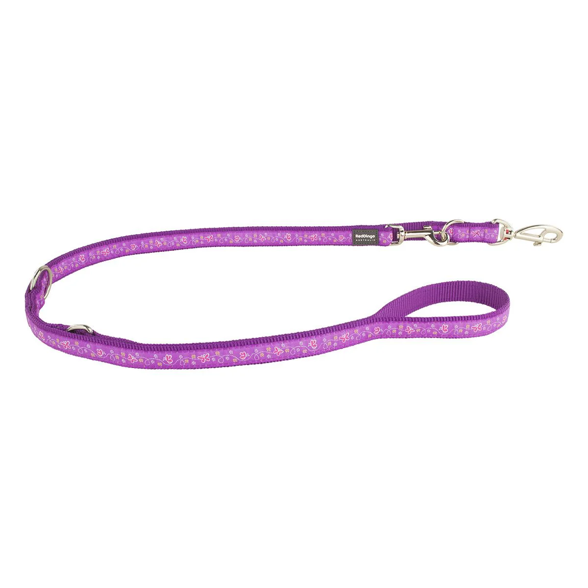 Red Dingo Multipurpose Dog Lead Butterfly Purple - Image 12