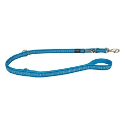 Red Dingo Multipurpose Dog Lead Daisy Chain Turquoise