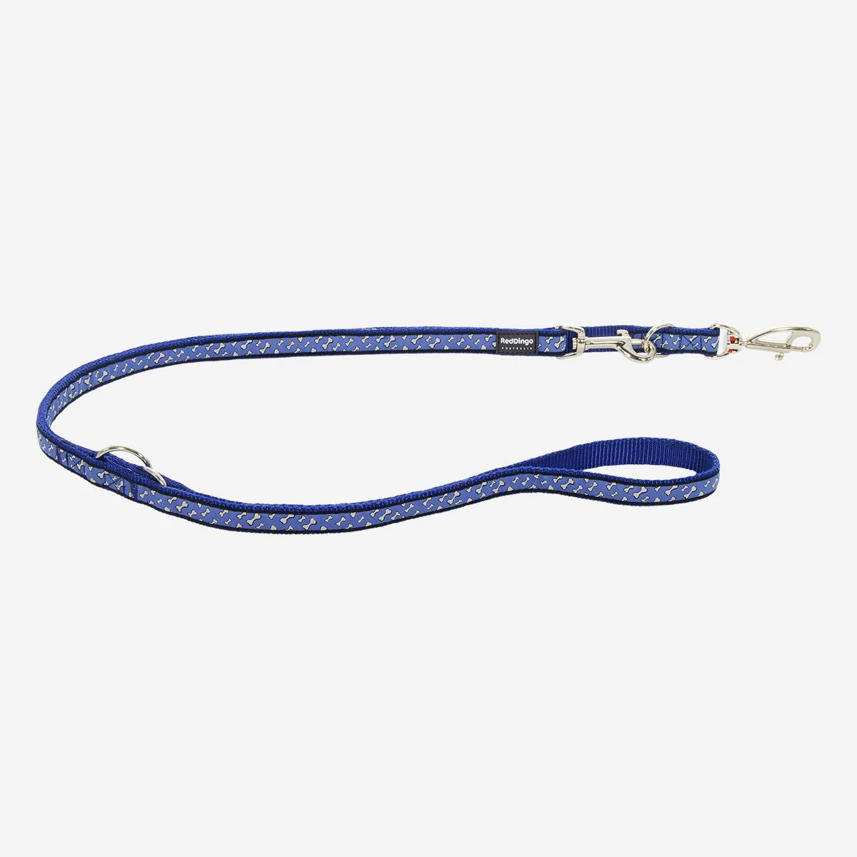 Red Dingo Multipurpose Dog Lead Flying Bones Dark Blue - Image 4