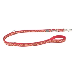 Red Dingo Multipurpose Dog Lead Flanno Red