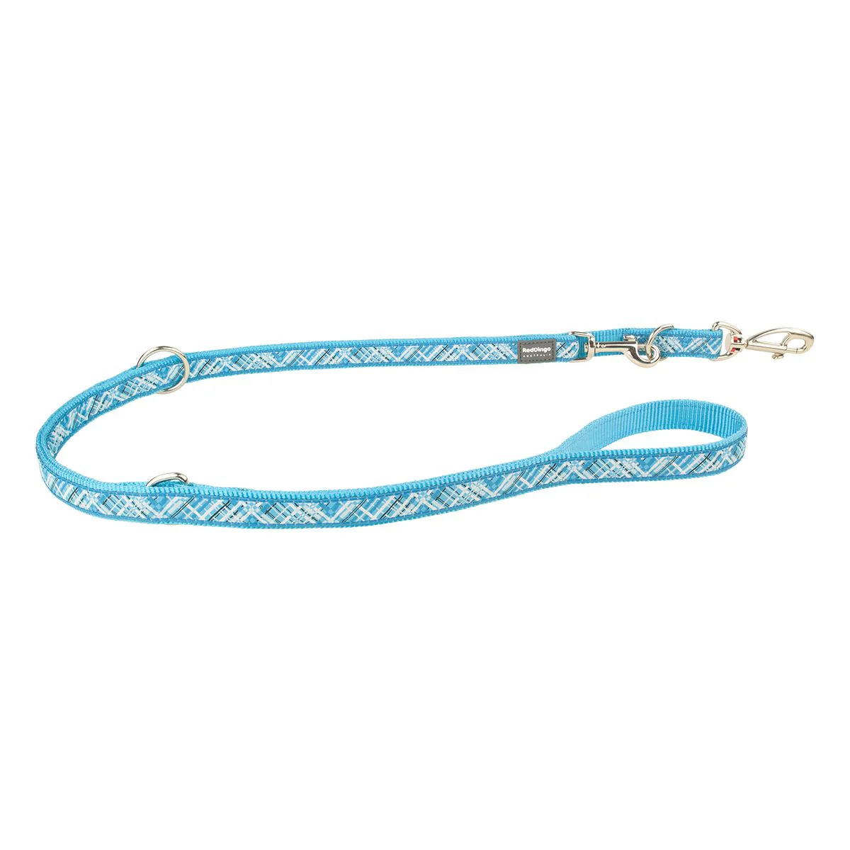 Red Dingo Multipurpose Dog Lead Flanno Turquoise - Image 6