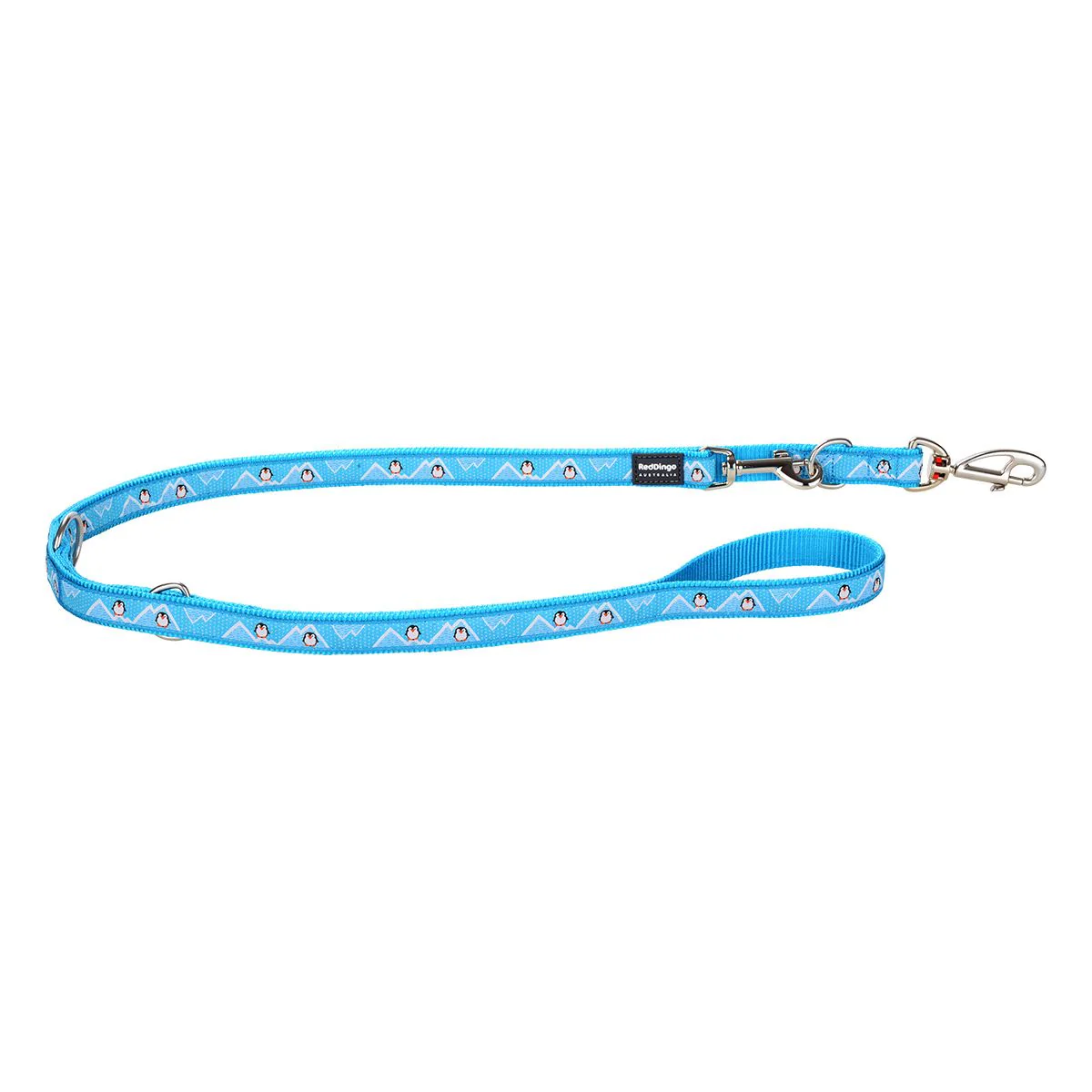 Red Dingo Multipurpose Dog Lead Penguin Turquoise