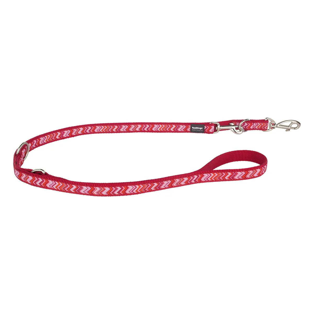 Red Dingo Multipurpose Dog Lead Pizzazz Red - Image 9