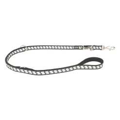 Red Dingo Multipurpose Dog Lead Reflective Ziggy Black