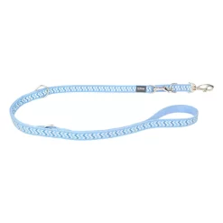 Red Dingo Multipurpose Dog Lead Reflective Ziggy Mid Blue