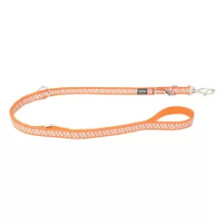 Red Dingo Multipurpose Dog Lead Reflective Ziggy Orange