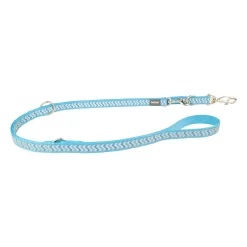 Red Dingo Multipurpose Dog Lead Reflective Ziggy Turquoise