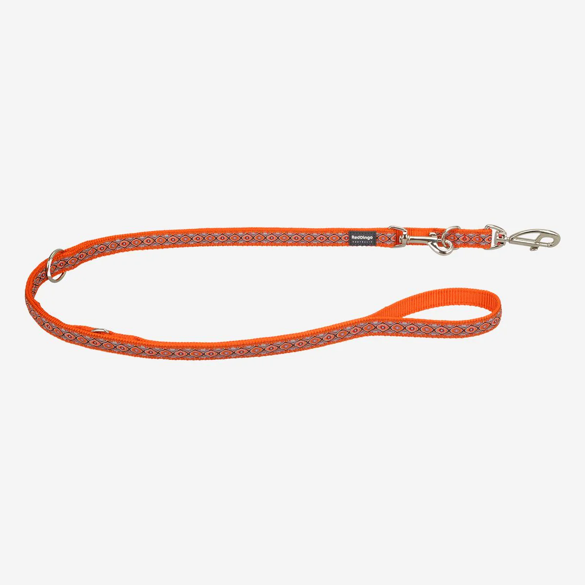 Red Dingo Multipurpose Dog Lead Snake Eyes Orange - Image 7