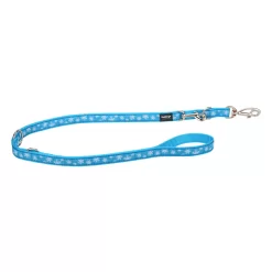 Red Dingo Multipurpose Dog Lead Snowflake Turquoise