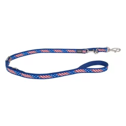 Red Dingo Multipurpose Dog Lead Stars & Stripes US Flag Dark Blue