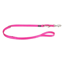 Red Dingo Multipurpose Dog Lead Plain Hot Pink