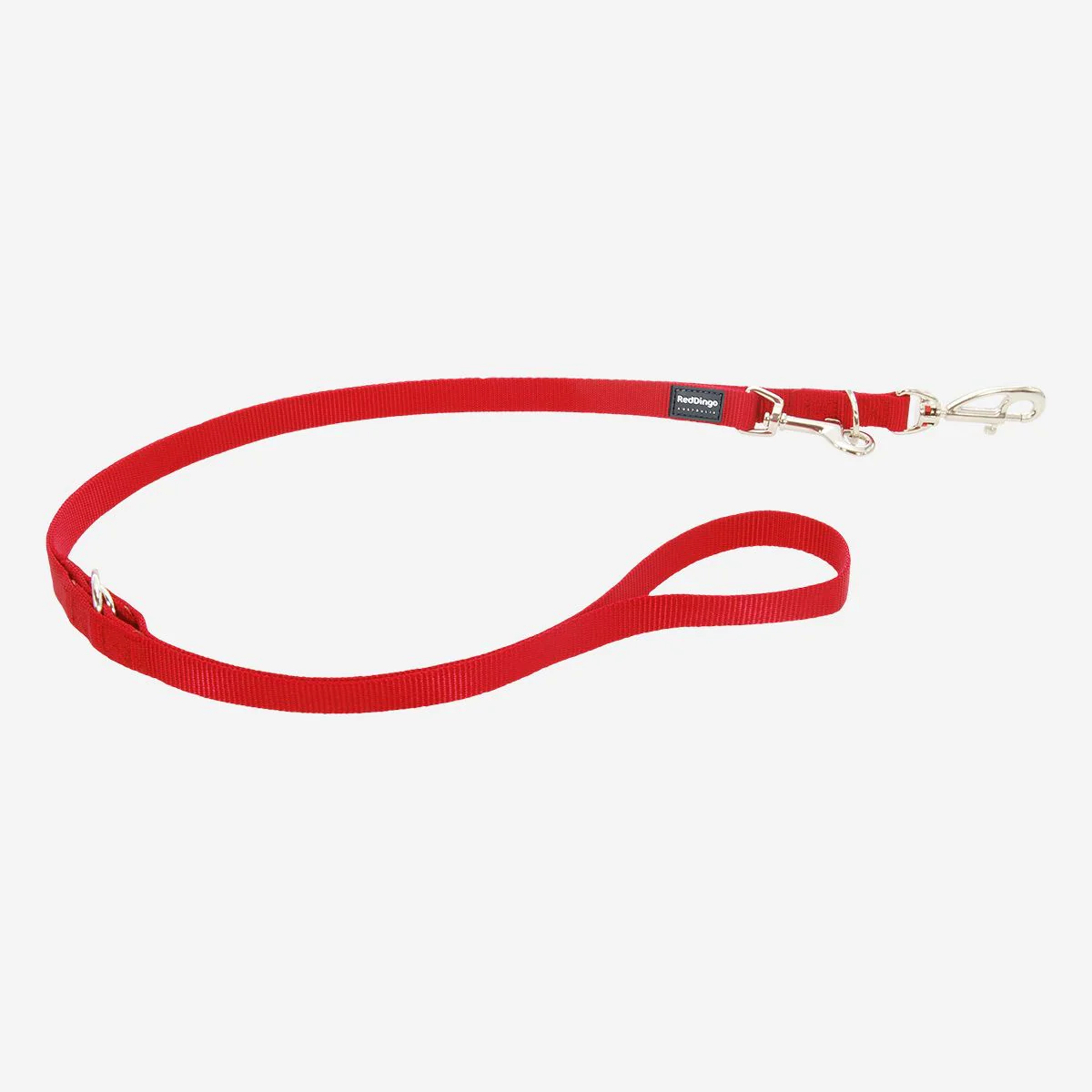 Red Dingo Multipurpose Dog Lead Plain Red - Image 4