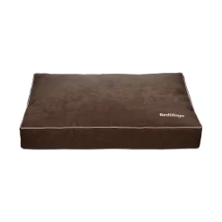 Red Dingo Premium Dog Mattress Chocolate