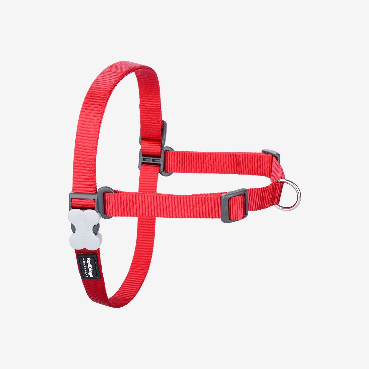 Red Dingo No-Pull Dog Harness Plain Red - Image 5