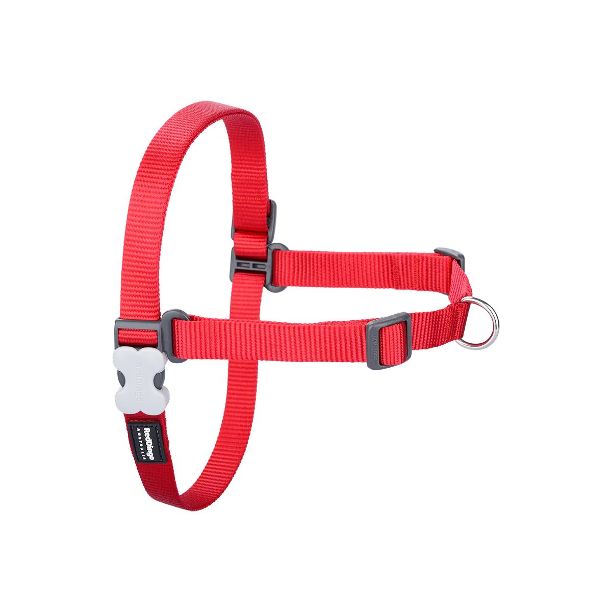 Red Dingo No-Pull Dog Harness Plain Red