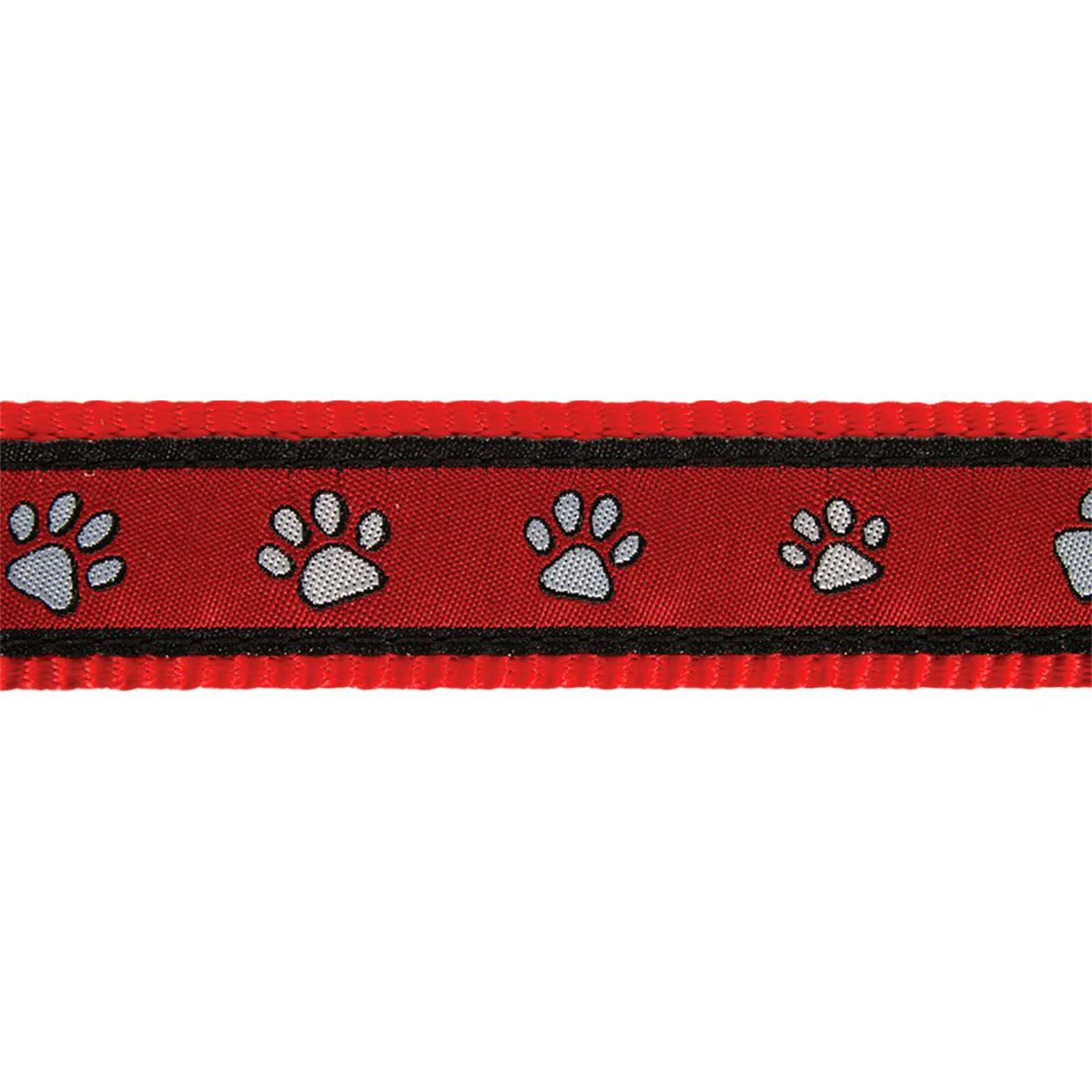Red Dingo Martingale Dog Collar Pawprints Red - Image 14