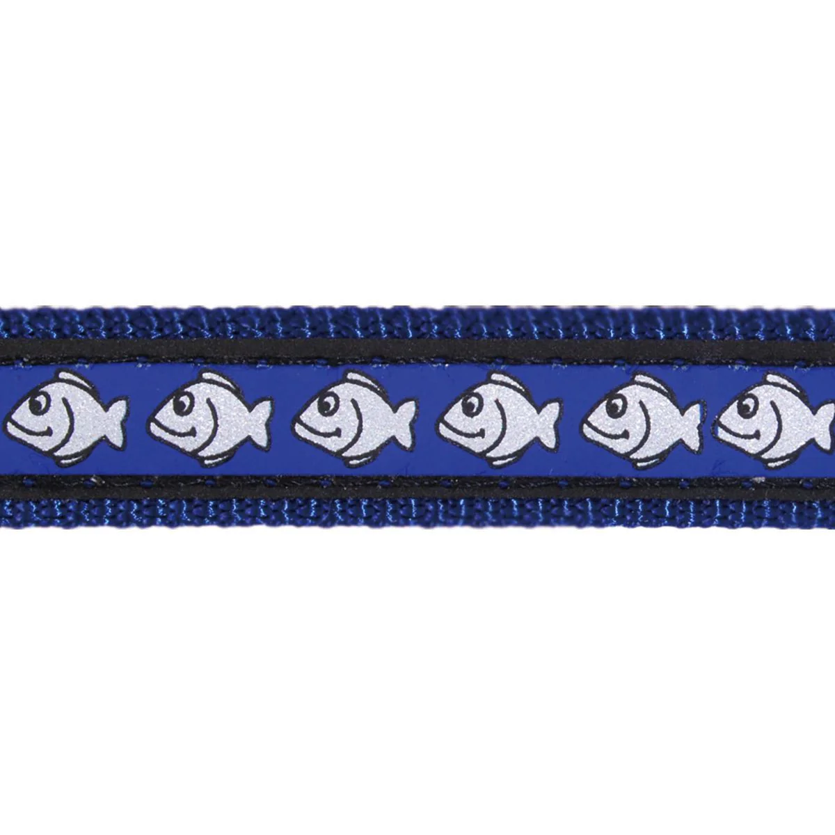 Red Dingo Cat Harness And Lead Reflective Fish Dark Blue - Image 2