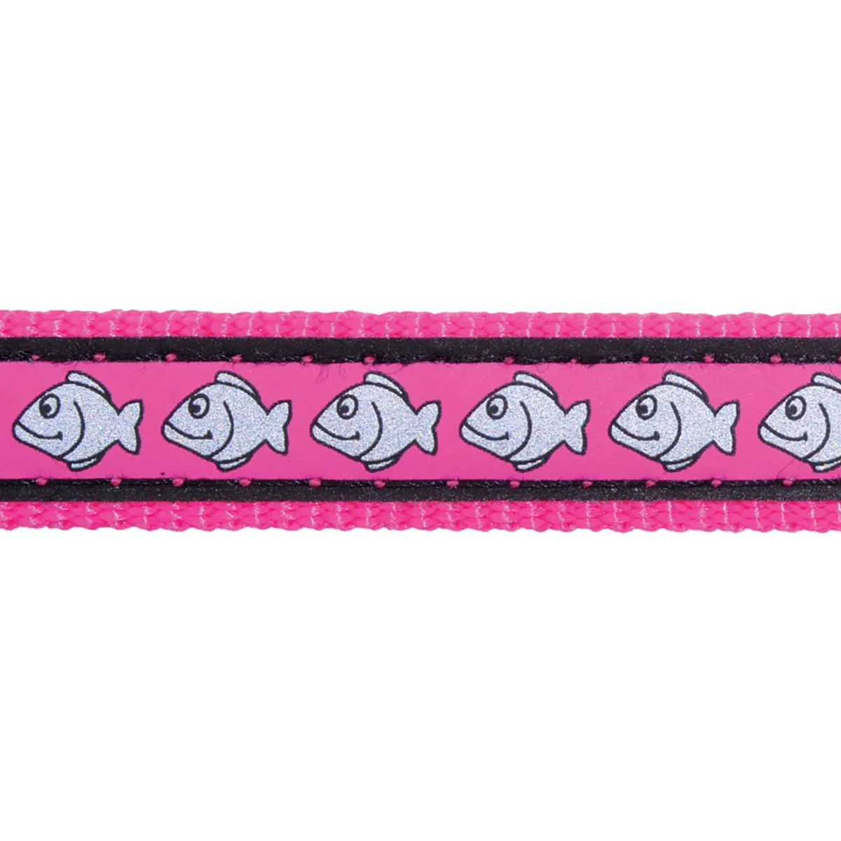 Red Dingo Cat Collar Reflective Fish Hot Pink - Image 5