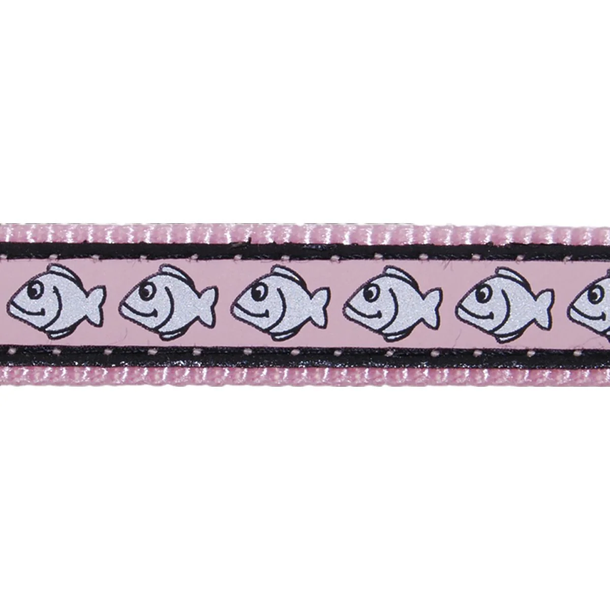 Red Dingo Cat Collar Reflective Fish Pink - Image 5