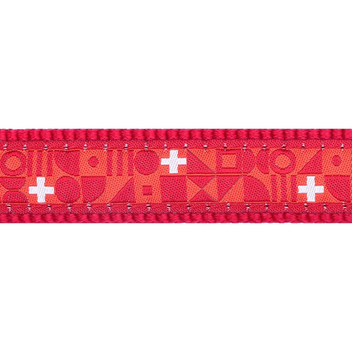 Red Dingo Dog Lead Swiss Cross Red - Image 14
