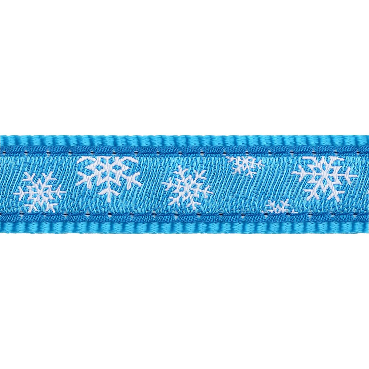Red Dingo Dog Lead Snowflake Turquoise - Image 5