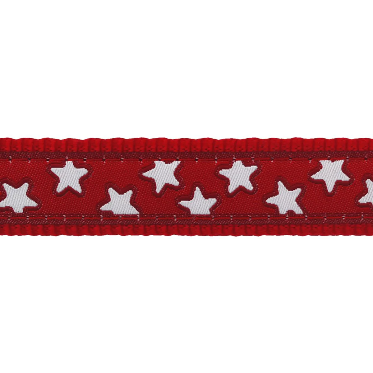 Red Dingo Cat Collar Stars White On Red - Image 2