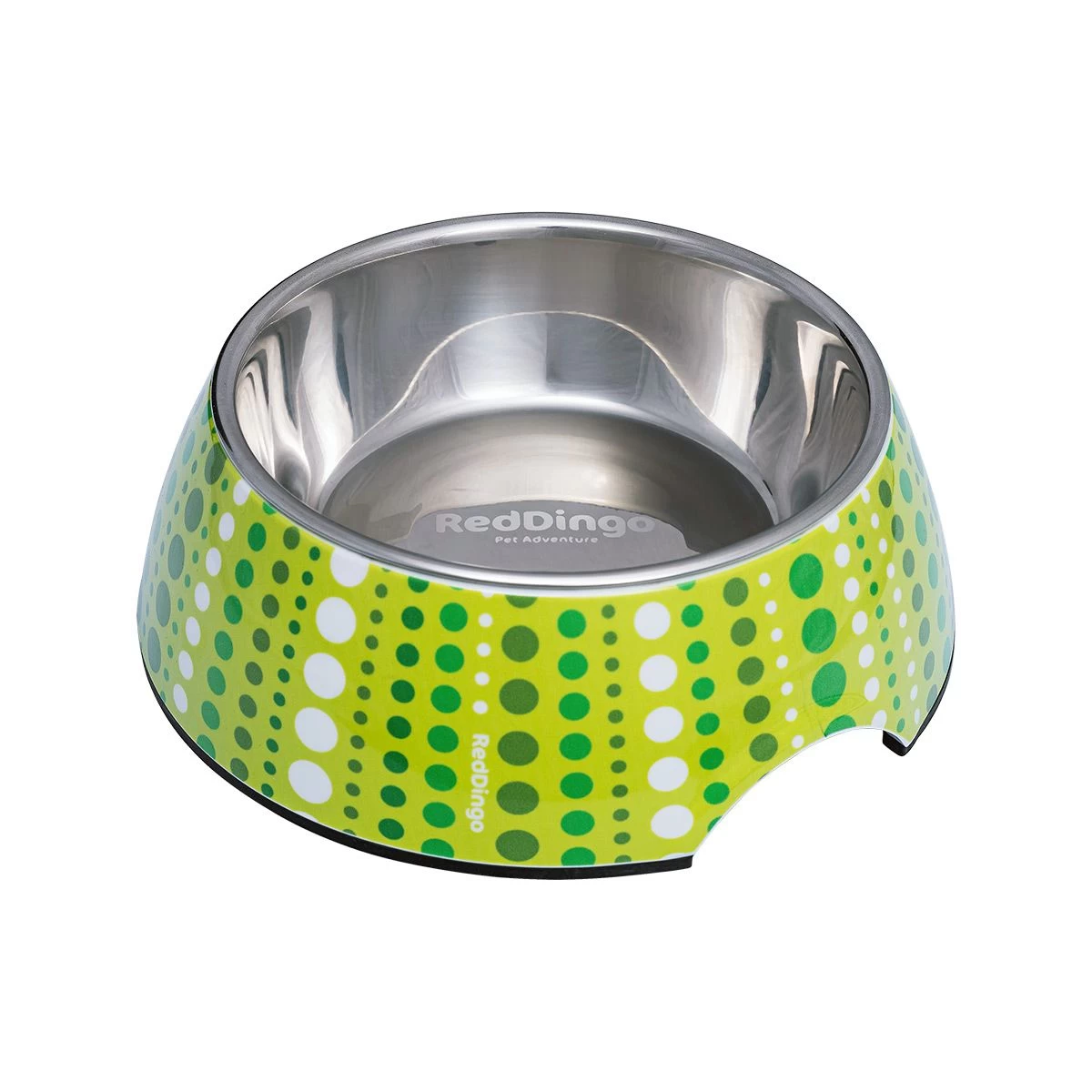 Red Dingo Dog 2-in-1 Bowl Lotzadotz Lime Green - Image 3
