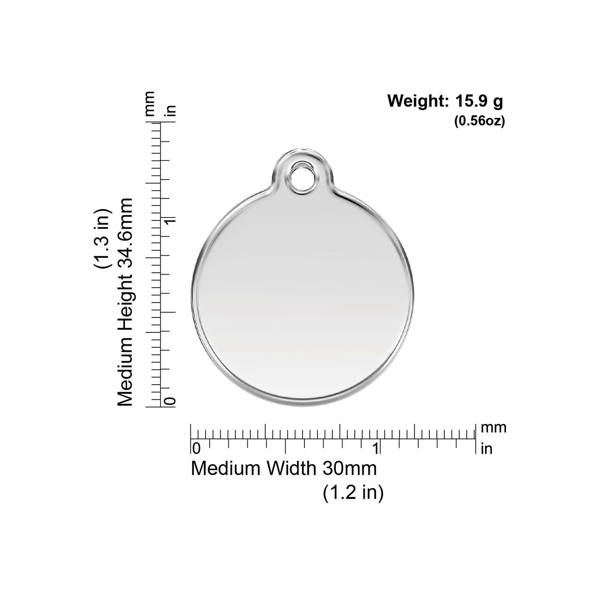 Red Dingo ID Tag UK Flag - Image 3