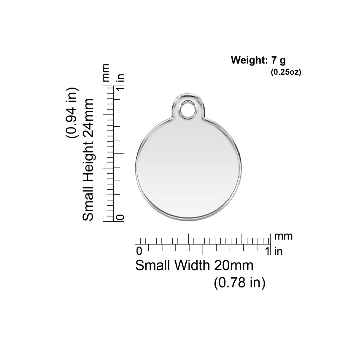 Red Dingo ID Tag Snowflake - Image 2