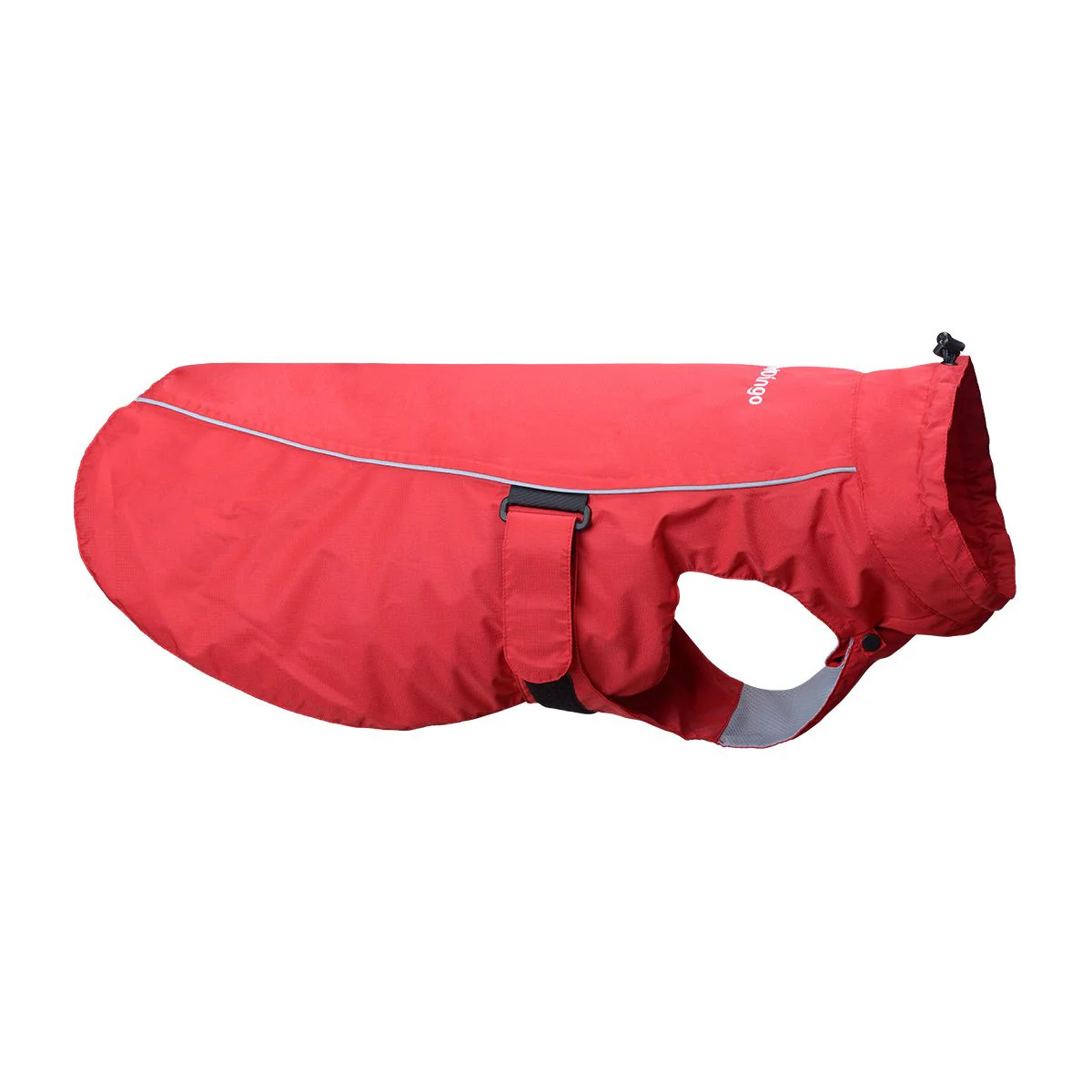 Red Dingo Dog Perfect-Fit Raincoat Red - Image 2